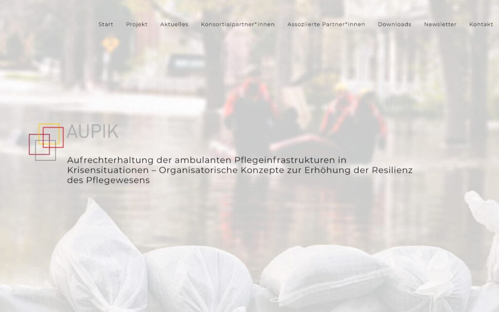 Intensivpflege Forschung Webseite