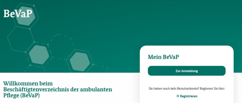 Beschäftigtenverzeichnis der ambulanten Pflege (BeVaP)