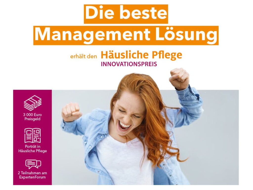 Häusliche Pflege Innovationspreis - Jetzt bewerben