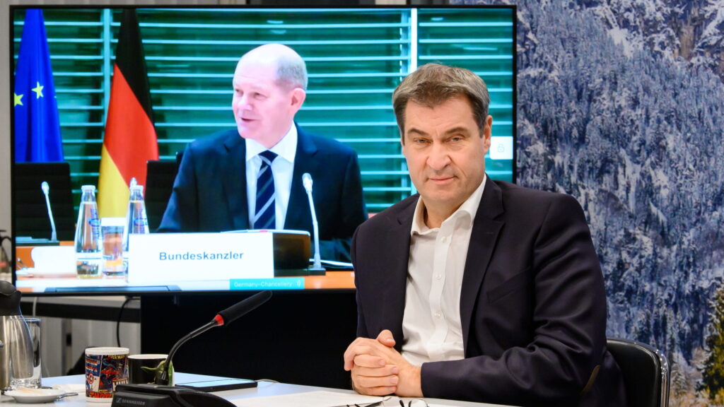 Ministerpräsident Dr. Markus Söder, MdL, hat am 9. Dezember 2021 per Video-Schalte an der Konferenz der Regierungschefinnen und Regierungschefs der Länder teilgenommen.