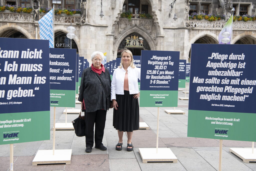 VdK-Präsidentin und stellvertretende Landesvorsitzende Verena Bentele, VdK-Landesvorsitzende Ulrike Mascher