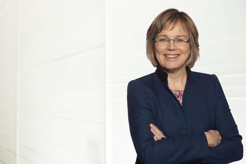 Die Präsidentin des deutschen Caritasverbandes, Eva Maria Welskop-Deffaa