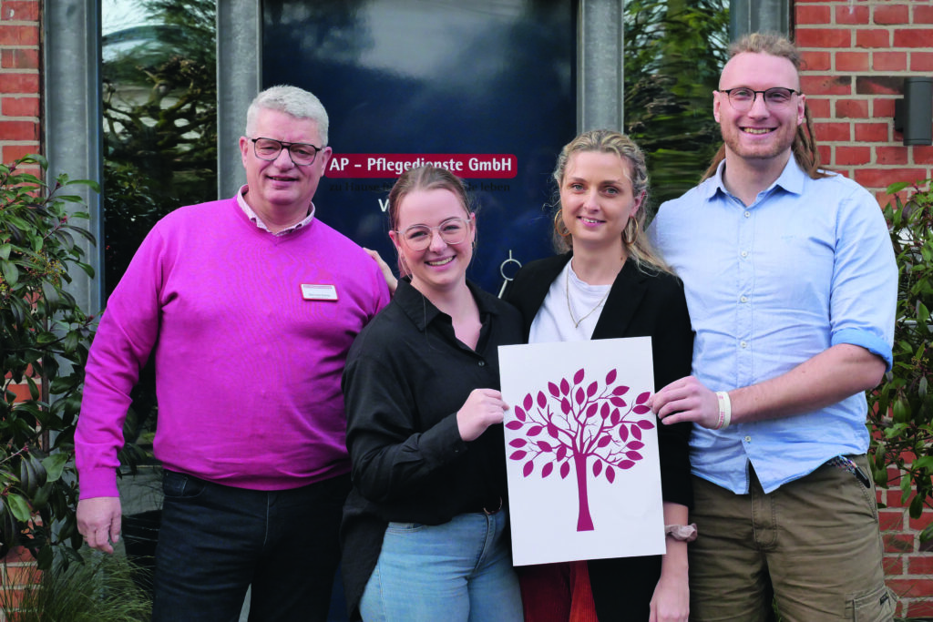 Bild von Michael Kamp, Lena-Sophie Goßen, Nicole Kupczik und Jendrik Urban.
